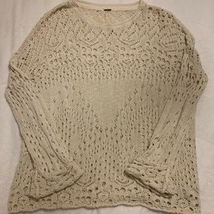 Free People Oversized 100% cotton sweater